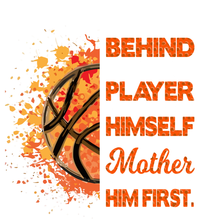 Behind Every Player Is A Mom Who Believes Basketball Mom Gift Valucap Bio-Washed Visor