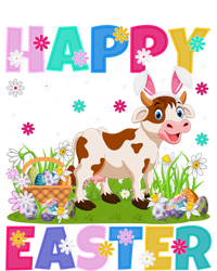 Cattle Lover Happy Easter Bunny Cattle Easter Sunday Gift Tall T-Shirt