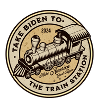 Take Biden To The Train Station MAGA Conservative Tank Top