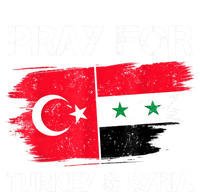 Pray For Turkey & Syria Flag Earthquake In Turkey Syria Tall Sweatshirt