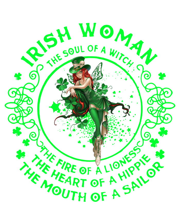 Irish The Soul Of A Witch St Patricks Day Lover Gift T-Shirt