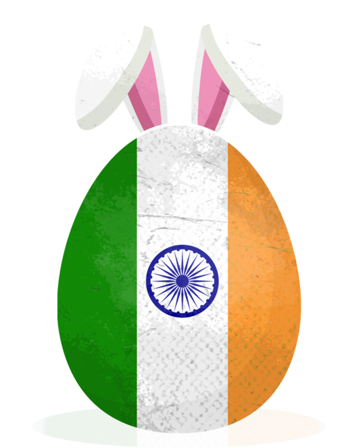 India Flag Egg Bunny Ears Indian Easter Sunday Gift Long Sleeve Shirt