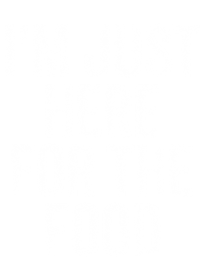 I'm Just Here For The Food Funny Humor Foodie Joke Gift Women's Tri-Blend 3/4-Sleeve Raglan Shirt