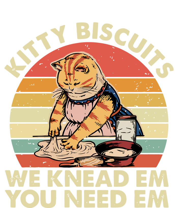 Kitty Biscuits We Knead Em You Need Em Mug Vintage Cat T-Shirt