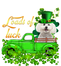 Loads Of Luck Truck Bichon Frise St Patrick's Day Cute Gift Coaster