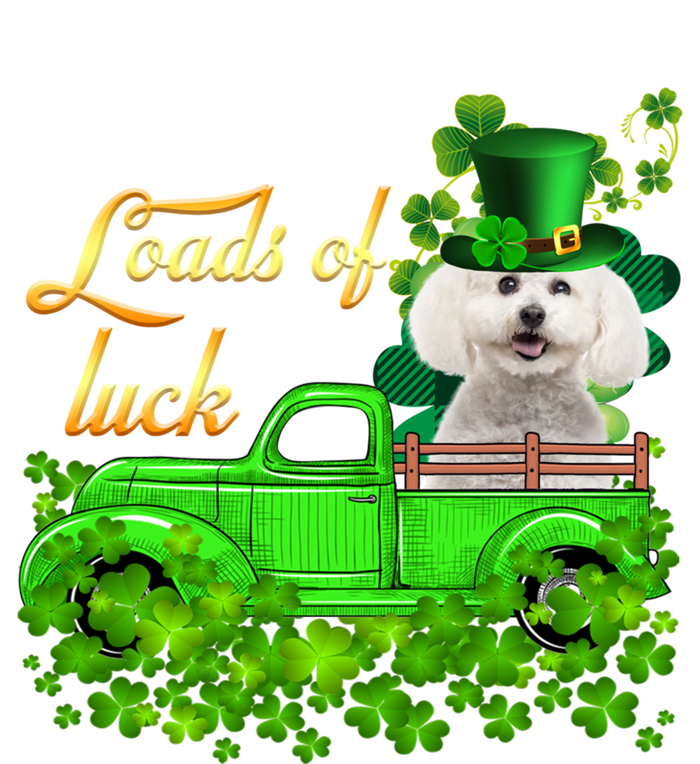 Loads Of Luck Truck Bichon Frise St Patrick's Day Cute Gift Coaster