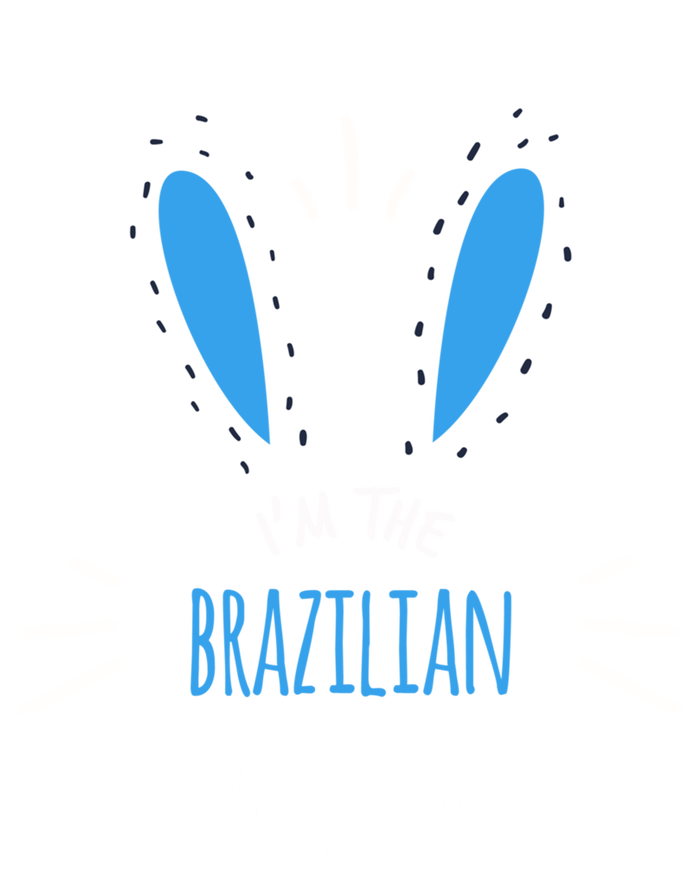 I'm The Brazilian Bunny Ears Brazil Easter Sunday Gift Tie-Dye Long Sleeve Shirt