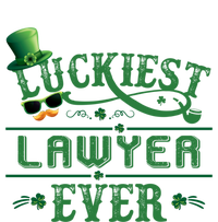 Luckiest Lawyer Ever Shamrock Leprechaun Hat St Patrick Day Gift Tank Top