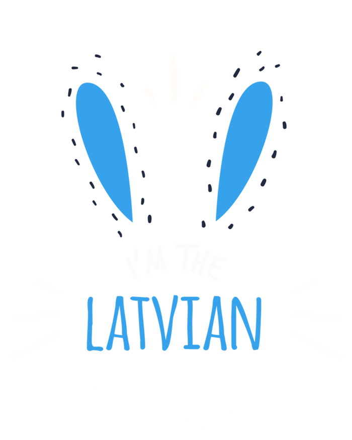 I'm The Latvian Bunny Ears Latvia Easter Sunday Great Gift Women's Flannel Pajama Set