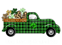 One Lucky Grandma Green Plaid Truck Shamrock St Patricks Day Gift Baby Bodysuit