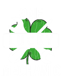 One Lucky Mechanic Funny Saint Patricks Day Graphic Gift Hoodie