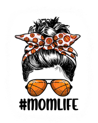 Mom Life Basketball Mom Gift Leopard Messy Bun Game Day Funny Gift Tank Top