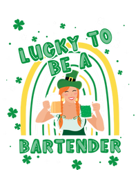 Saint Patrick Costume Shamrock Lucky To Be A Bartender Gift T-Shirt