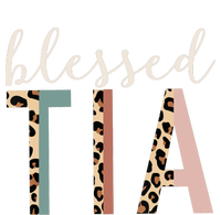 Blessed Tia Aunt Cute Leopard Print Tall T-Shirt