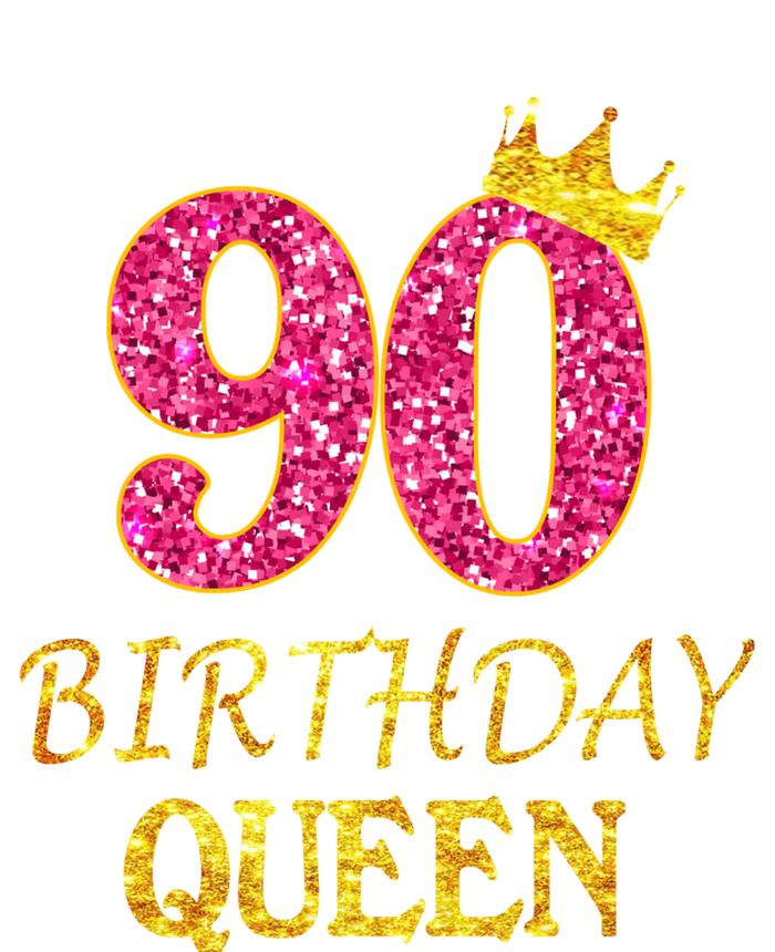 90 Years Old Birthday Queen  Shirt 90th Birthday Pink Sustainable Bucket Hat