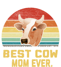 Vintage Best Cow Mom Ever Long T-Shirt