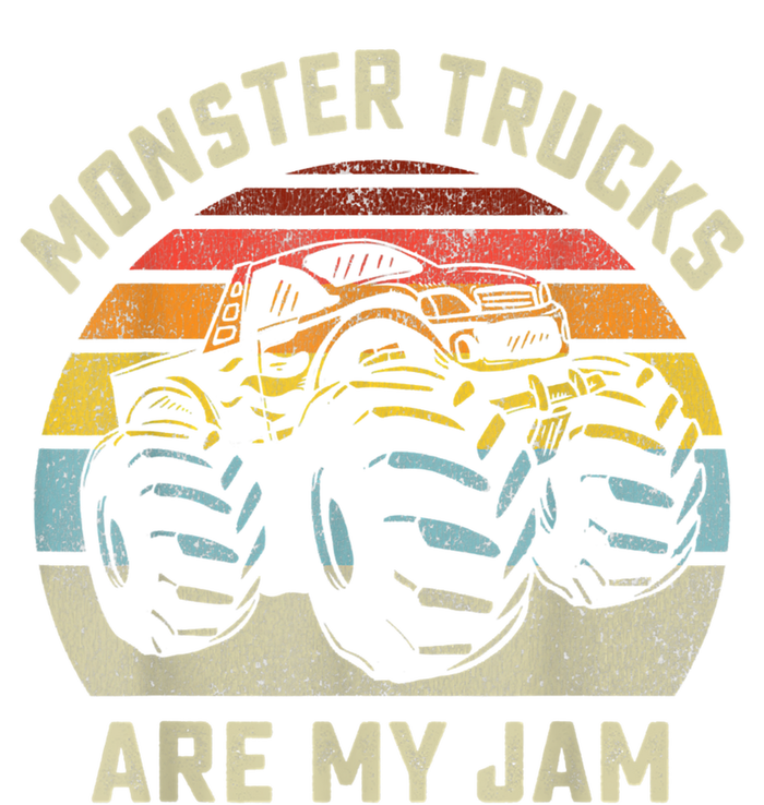 Vintage Monster Truck Retro Style Monster Trucks Are My Jam Tall Hoodie