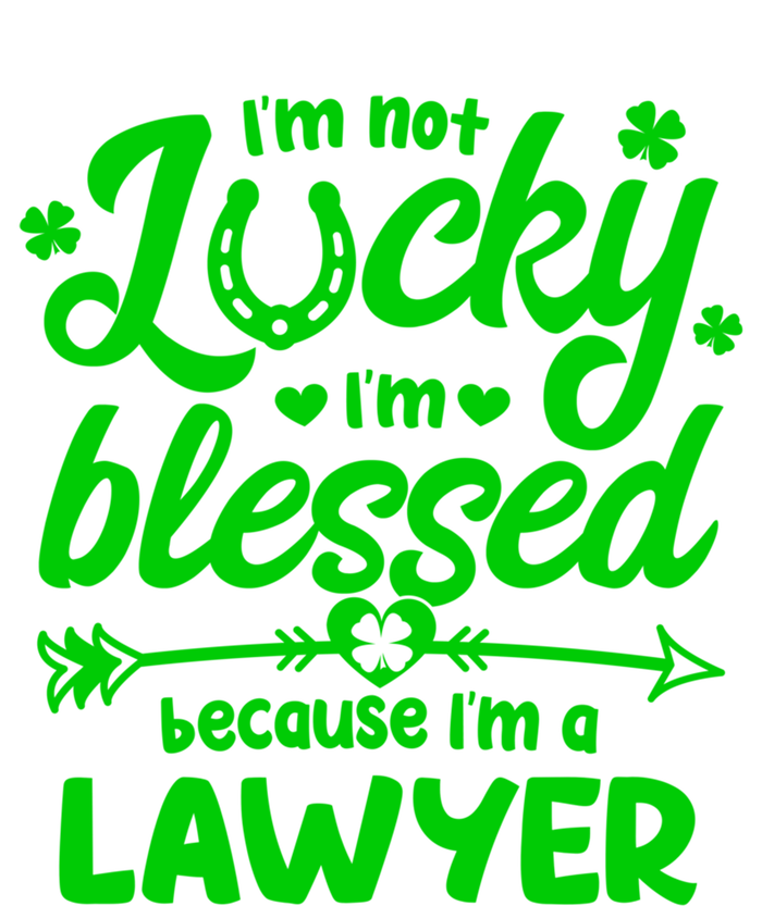 St Patricks Day Not Lucky I'm Blessed Lawyer Christian Gift Toddler Sweatshirt