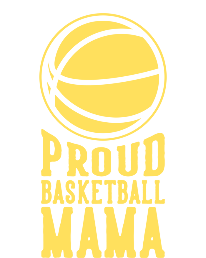 Proud Basketball Mama Mom Mother Gift Women's V-Neck T-Shirt