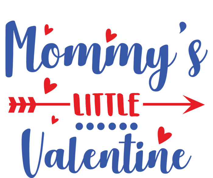 Mommy's Little Valentine Cute Holiday V-Neck T-Shirt