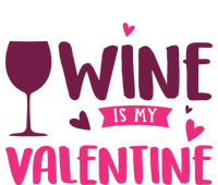 Wine Is My Valentine Funny Holiday Tank Top