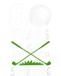 80 Years And Still Swinging 80th Birthday Golfing Apparel Sustainable Bucket Hat