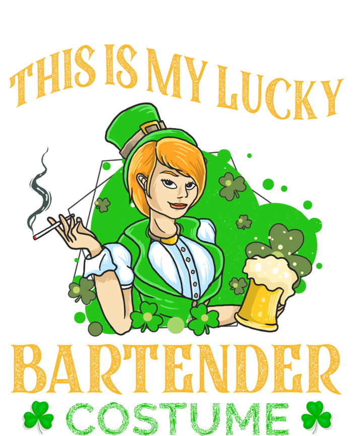 This Is My Lucky Bartender Costume Funny St Patrick Day Gift Valucap Bio-Washed Visor