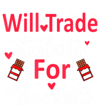 Will Trade Students For Chocolate Teacher Valentines Women's Perfect Tri Rocker Tank