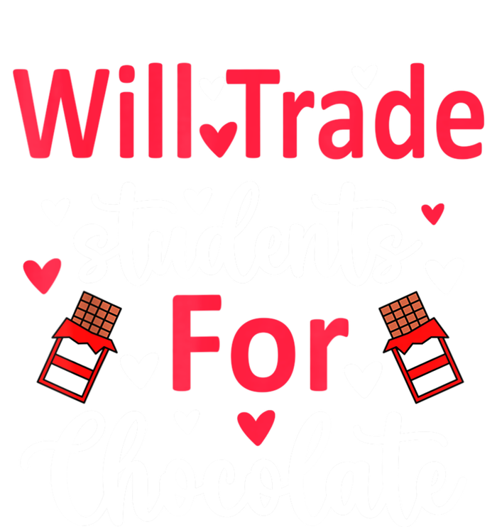 Will Trade Students For Chocolate Teacher Valentines Women's Perfect Tri Rocker Tank