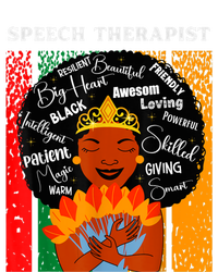 Black Speech Therapist Queen Black History Month Women Bumper Sticker