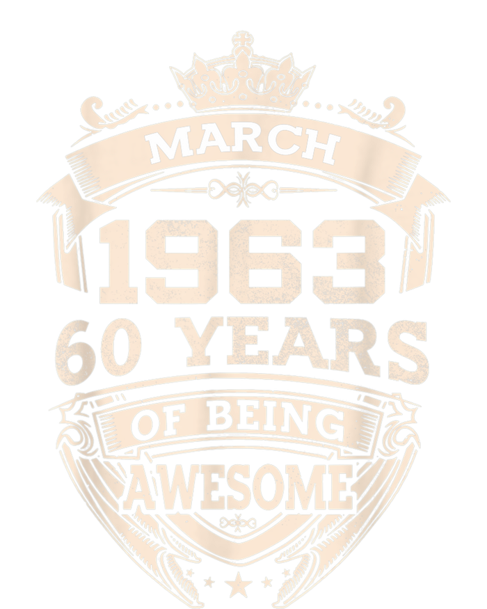 March 1963 60 Years Of Being Awesome 60th Birthday Magnet