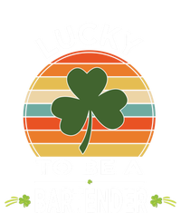 Vintage Lucky To Be A Bartender St Patrick Day Gift Shamrock Great Gift Women's Tri-Blend 3/4-Sleeve Raglan Shirt