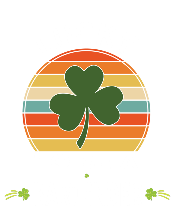 Vintage Lucky To Be A Bartender St Patrick Day Gift Shamrock Great Gift Women's Tri-Blend 3/4-Sleeve Raglan Shirt