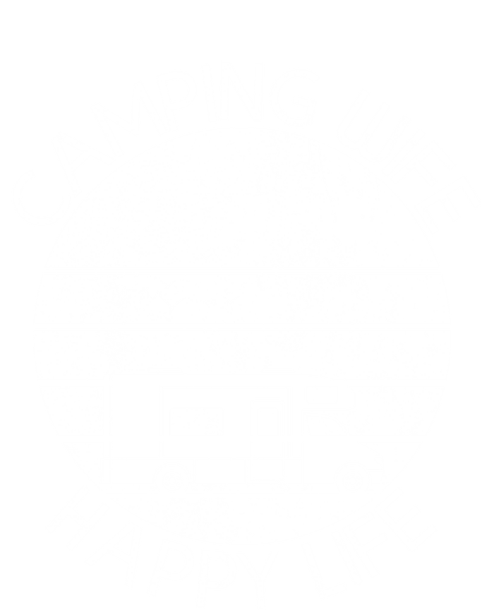 Camping Wife Happy Life Camping Site Outdoor Nature Camper Gift Women's T-Shirt