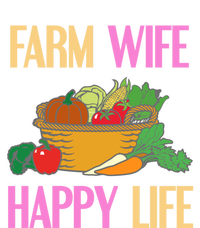 Farm Wife Happy Life Cool Awesome Retro Meaningful Gift Present Gift Cute Gift T-Shirt