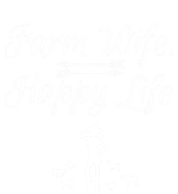 Farm Wife Happy Life Gift V-Neck T-Shirt