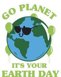 Go Planet It's Your Earth Day Funny Cute Earth Day Gift Valucap Bio-Washed Visor