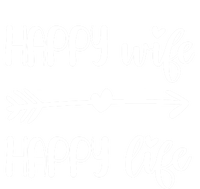 Happy Wife Happy Life Brides Gift For Wives From Husband Cute Gift Valucap Bio-Washed Visor