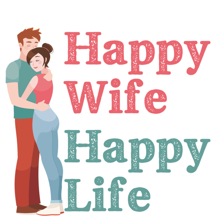 Happy Wife Happy Life Gift For Good Husbands Gift Sustainable Knit Beanie