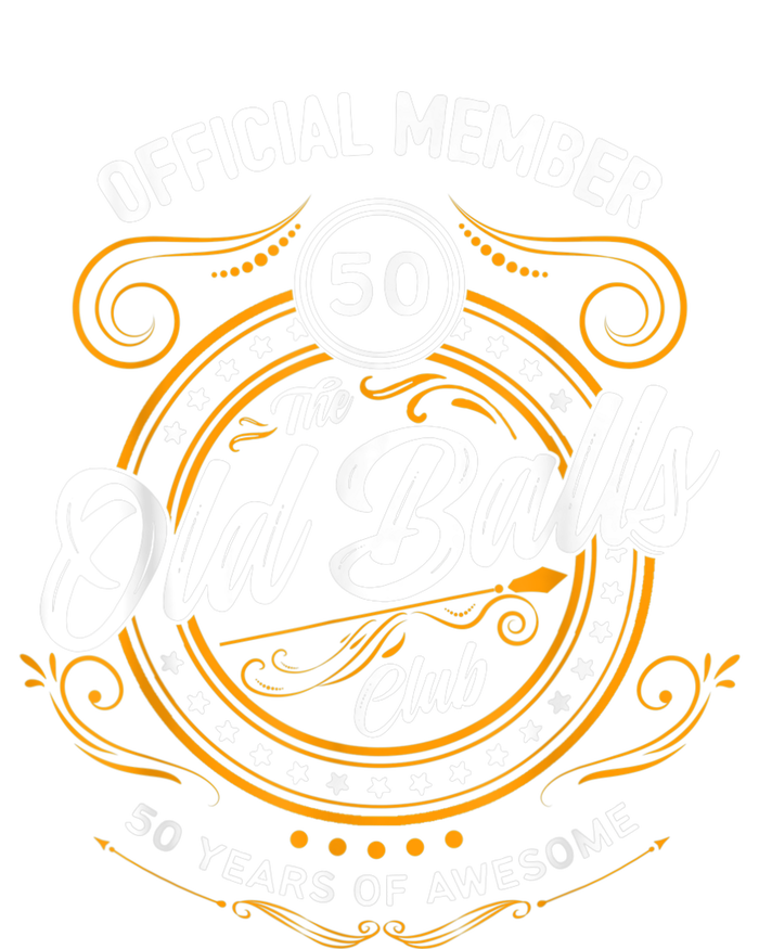 Old Balls Club 50 Years of Awesome Funny 50th birthday Kids Long Sleeve Shirt