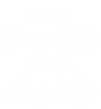 Kinda House Wife Kinda Thug Wife Happy Wife Happy Life Gift Pom Pom 12in Knit Beanie