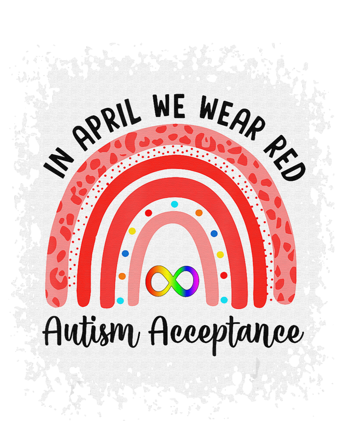 In April Wear Red Instead Autism Acceptance Sustainable Bucket Hat