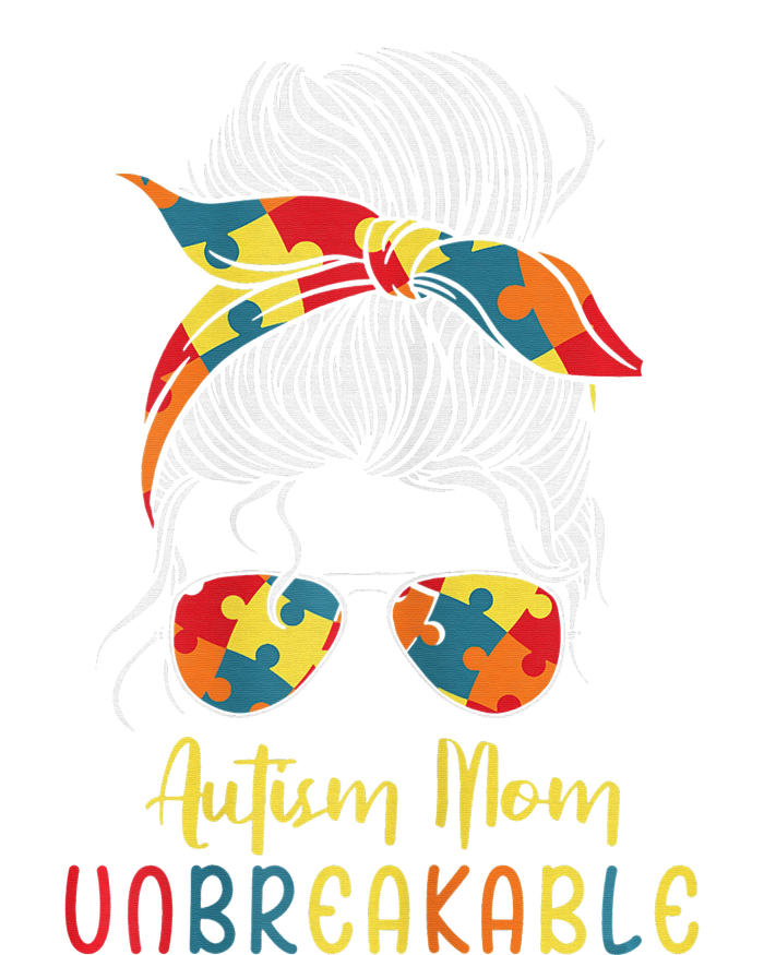 Autism Mom Unbreakable Autism Awareness Support T-Shirt