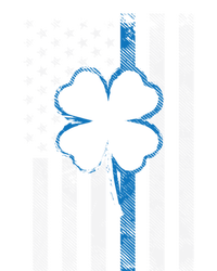 Thin Blue Line Le Cop Police Irish Us Flag St Patricks Day Gift Tall Long Sleeve T-Shirt