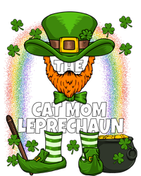 Cat Mom Leprechaun Family Matching St Patricks Day Party Gift Ladies Long Sleeve Shirt