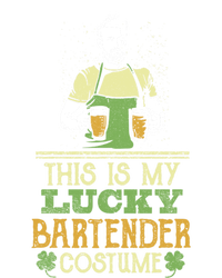 This Is My Lucky Bartender Costume St Patty's Bar Gift Tall Hoodie