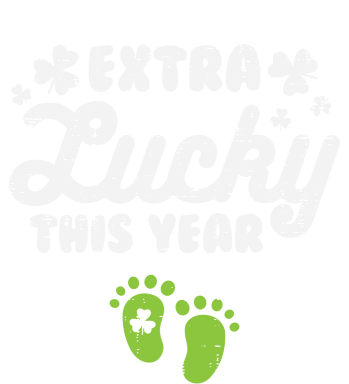 Extra Lucky St Patricks Day Pregnancy Announcet Mom Gift T-Shirt