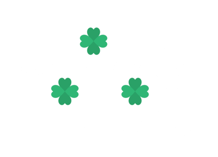 Funny One Lucky Mama St Patricks Day Mom Gift Meaningful Gift Sustainable Knit Beanie