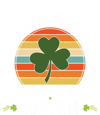 Vintage Lucky To Be A Carpenter St Patrick Day Gift Shamrock Gift T-Shirt