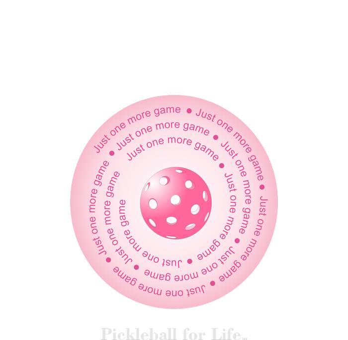 Fun Pickleball, Just One More Game Pink, Pickleball For Life Coaster